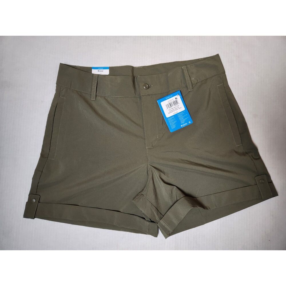 Columbia Silver Ridge Utility Shorts Women’s 12 Olive Active Fit